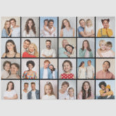 Creëer Your Ewn 24 Photo Collage Tissuepapier (Voorkant)