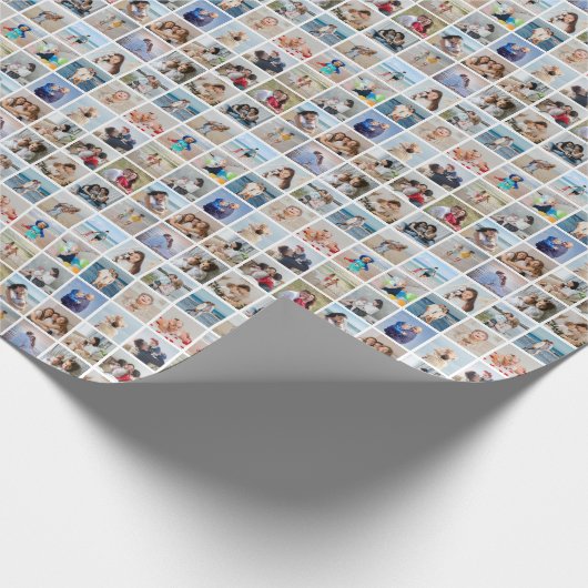 Creëer Your Ewn 25 Photo Collage Cadeaupapier (Hoek)