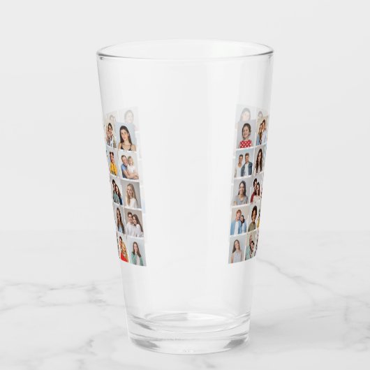 Creëer Your Ewn 25 Photo Collage Glas (Rechts)