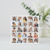 Creëer Your Ewn 25 Photo Collage Kaart (Staand voorkant)