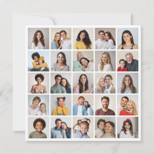 Creëer Your Ewn 25 Photo Collage Kaart