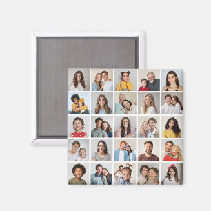 Creëer Your Ewn 25 Photo Collage Magneet