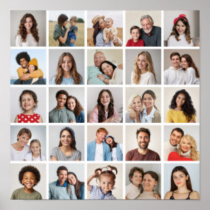 Creëer Your Ewn 25 Photo Collage Poster