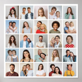 Creëer Your Ewn 25 Photo Collage Poster