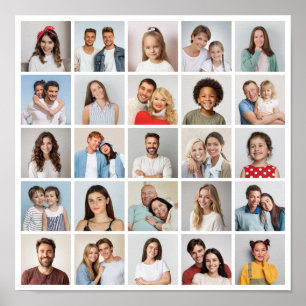 Creëer Your Ewn 25 Photo Collage Poster