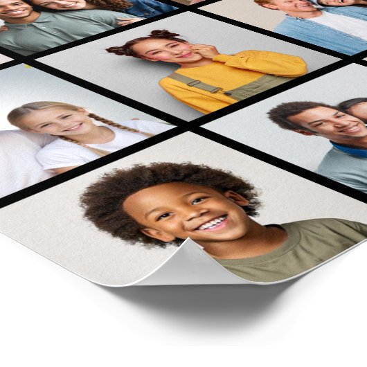 Creëer Your Ewn 25 Photo Collage Poster (Hoek)