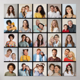 Creëer Your Ewn 25 Photo Collage Poster