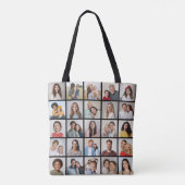 Creëer Your Ewn 25 Photo Collage Tote Bag (Achterkant)