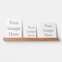 Creëer Your Ewn 27-inch Walnut Photo Ledge Fotoplankje