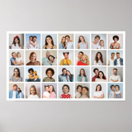 Creëer Your Ewn 28 Photo Collage Poster