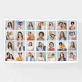 Creëer Your Ewn 28 Photo Collage Spandoek (Horizontaal)