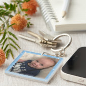 Creëer Your Ewn 2 Foto Little Boy Acryllic Sleutelhanger (Voorkant Rechts)