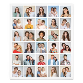 Creëer Your Ewn 30 Photo Collage Photo Enlargement Foto Afdruk