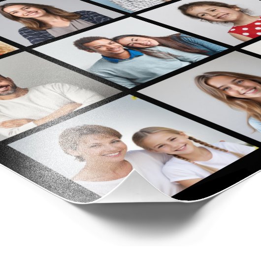 Creëer Your Ewn 30 Photo Collage Photo Enlargement Foto Afdruk (Hoek)