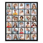 Creëer Your Ewn 30 Photo Collage Photo Enlargement Foto Afdruk (Voorkant)