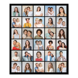 Creëer Your Ewn 30 Photo Collage Photo Enlargement Foto Afdruk
