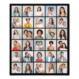 Creëer Your Ewn 30 Photo Collage Photo Enlargement Foto Afdruk