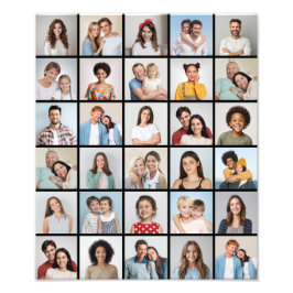 Creëer Your Ewn 30 Photo Collage Photo Enlargement Foto Afdruk