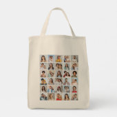 Creëer Your Ewn 30 Photo Collage Tote Bag (Achterkant)