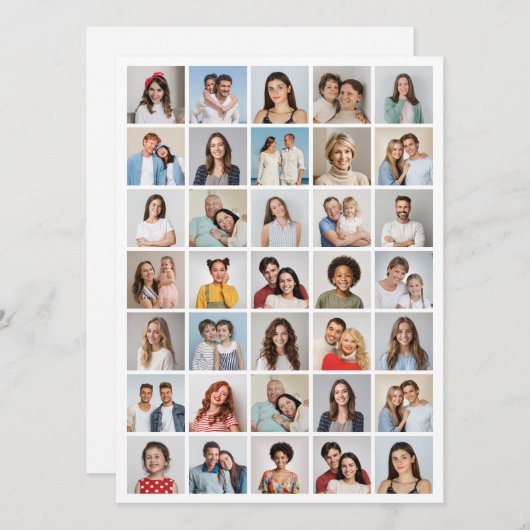 Creëer Your Ewn 35 Photo Collage (Voorkant / Achterkant)