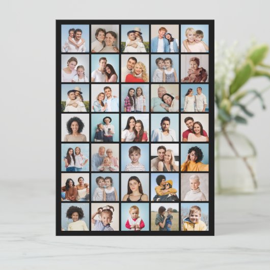 Creëer Your Ewn 35 Photo Collage (Staand voorkant)