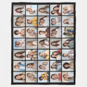 Creëer Your Ewn 35 Photo Collage Fleece Deken (Voorkant)