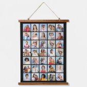 Creëer Your Ewn 35 Photo Collage Hangend Wandkleed (Voorkant)