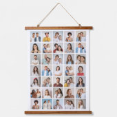 Creëer Your Ewn 35 Photo Collage Hangend Wandkleed (Voorkant)
