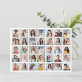Creëer Your Ewn 35 Photo Collage Kaart (Staand voorkant)