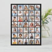 Creëer Your Ewn 35 Photo Collage Kaart (Staand voorkant)