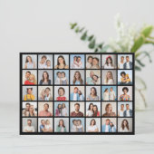 Creëer Your Ewn 35 Photo Collage Kaart (Staand voorkant)