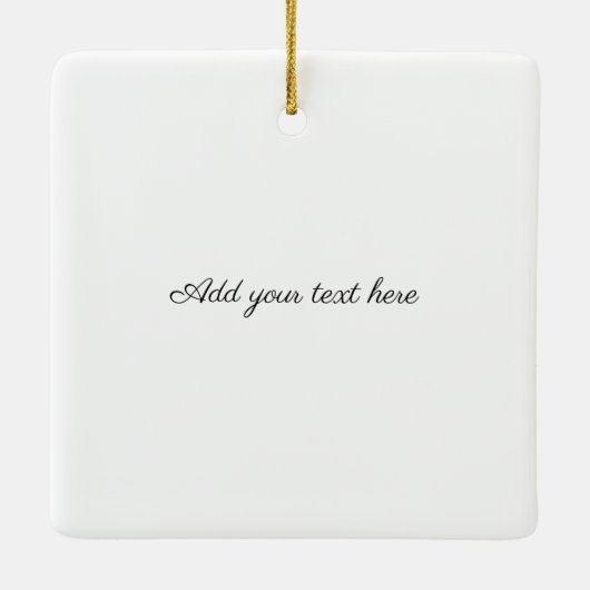 Creëer Your Ewn 35 Photo Collage Keramisch Ornament (Achterkant)