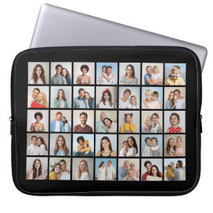 Creëer Your Ewn 35 Photo Collage Laptop Sleeve