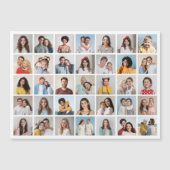 Creëer Your Ewn 35 Photo Collage Magnetic Kaart (Voorkant)