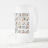 Creëer Your Ewn 35 Photo Collage Matglas Bierpul (Voorkant rechts)