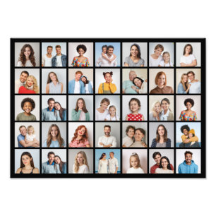 Creëer Your Ewn 35 Photo Collage Photo Enlargement Foto Afdruk