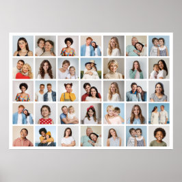 Creëer Your Ewn 35 Photo Collage Poster