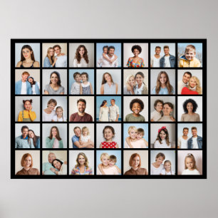 Creëer Your Ewn 35 Photo Collage Poster