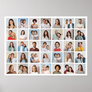 Creëer Your Ewn 35 Photo Collage Poster