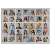 Creëer Your Ewn 35 Photo Collage Snijplank (Voorkant)