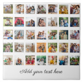 Creëer Your Ewn 35 Photo Collage Tegeltje (Voorkant)