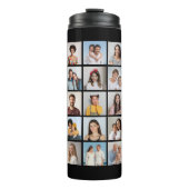 Creëer Your Ewn 35 Photo Collage Thermosbeker (Voorkant)