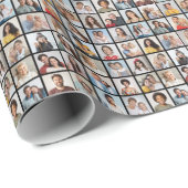 Creëer Your Ewn 36 Photo Collage Cadeaupapier (Rol Hoek)