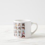Creëer Your Ewn 36 Photo Collage Espresso Kop (Rechts)