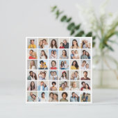Creëer Your Ewn 36 Photo Collage Kaart (Staand voorkant)