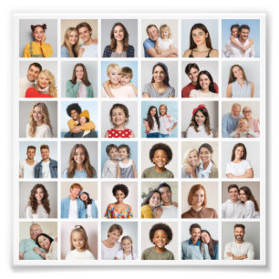Creëer Your Ewn 36 Photo Collage Photo Enlargement Foto Afdruk