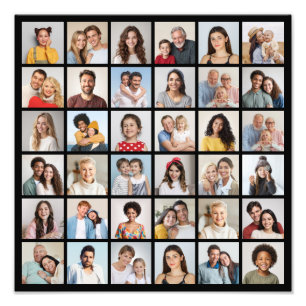 Creëer Your Ewn 36 Photo Collage Photo Enlargement Foto Afdruk