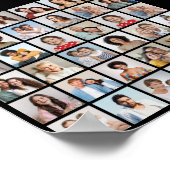 Creëer Your Ewn 36 Photo Collage Poster (Hoek)