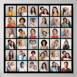 Creëer Your Ewn 36 Photo Collage Poster