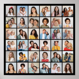 Creëer Your Ewn 36 Photo Collage Poster